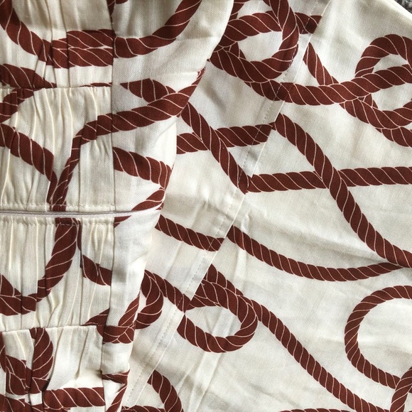 NWT Shona Joy Mouillage Linen Strapless Cut Out A Line Midi Dress - Picture 6 of 7